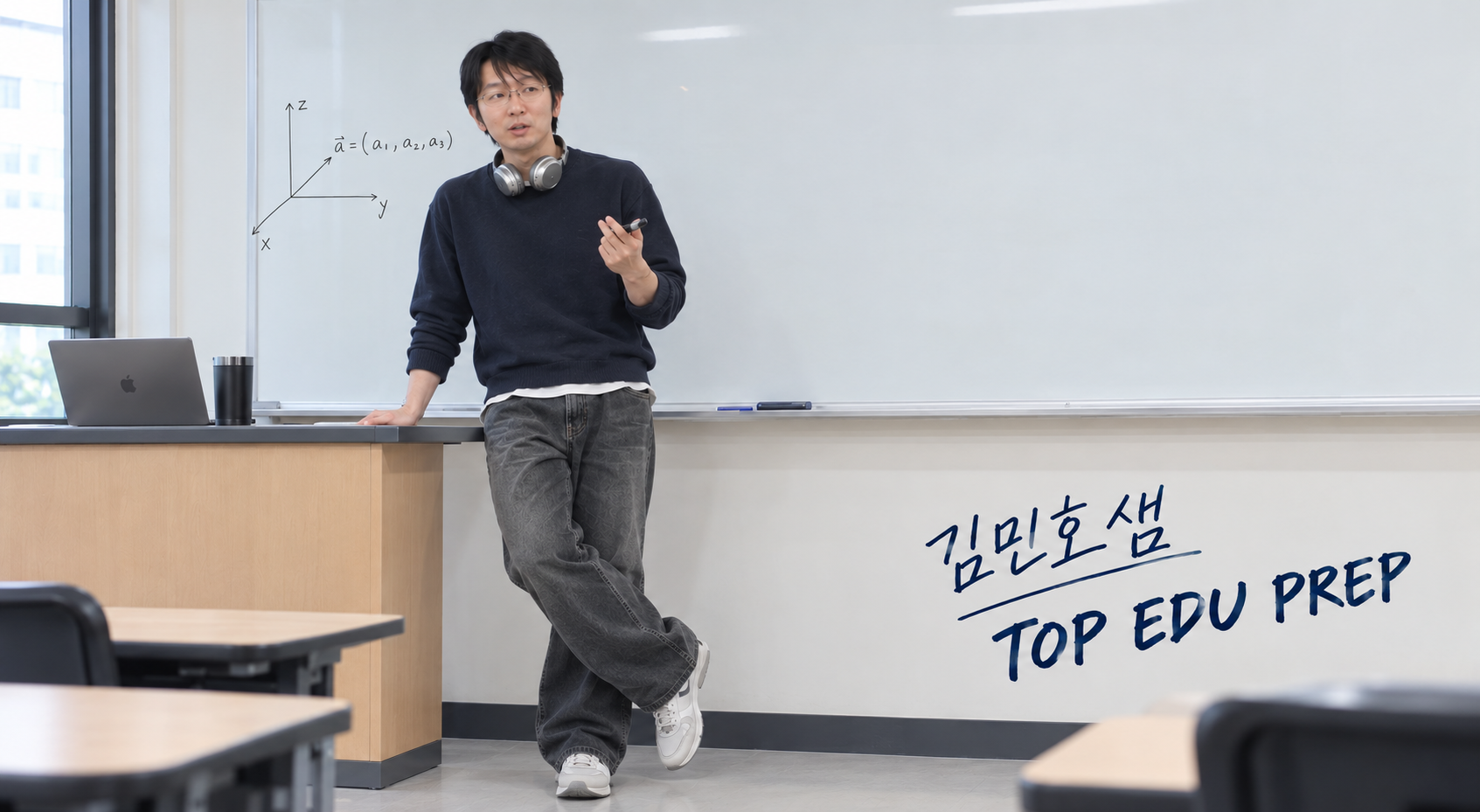 IB 수학 수업을 진행하는 강사